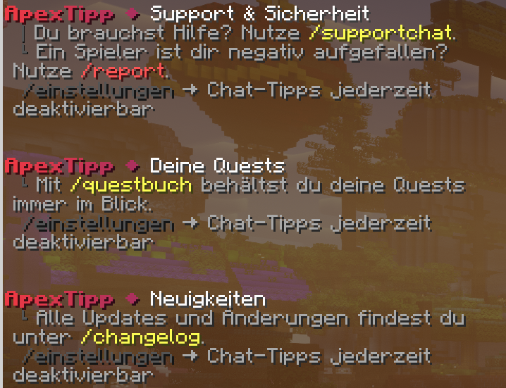 Chat-Info-Tool hinzugefügt